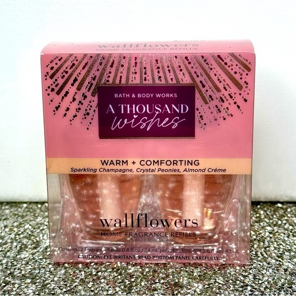 Bath & Body Works Wallflower Refills A Thousand Wishes 2 Pack Refill Nwt - Picture 1 of 2